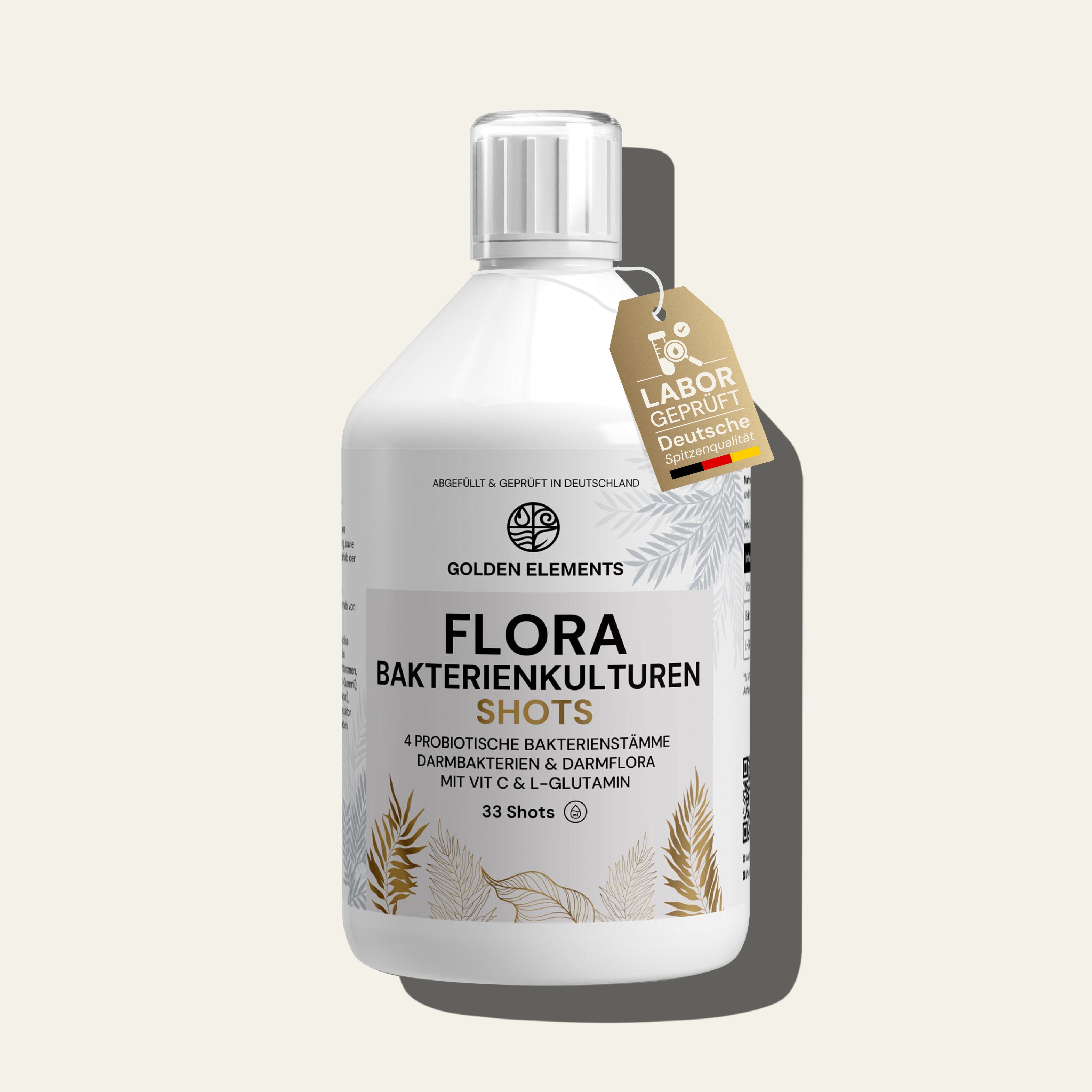 Freigestellte Flasche Vita Balance PLUS+ – minimalistisches Produktbild zur klaren Darstellung des Labels und Inhalts.